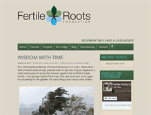 Tablet Screenshot of fertileroots.org